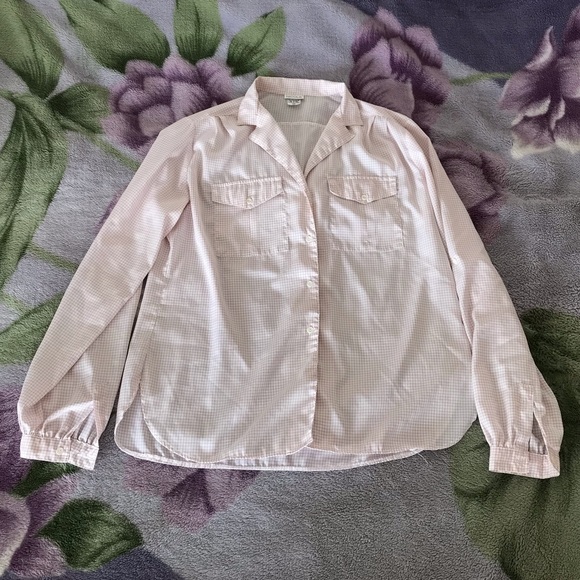 Light Pink Casual Button Down Women’s Shirt - Picture 2 of 11